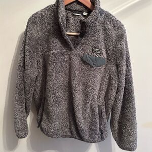 L.L. Bean Men's Zip-Up Gray Sweater